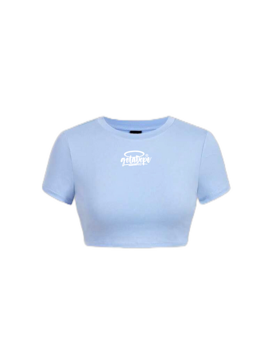 Baby Bleu crop top